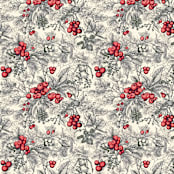 "A7 Envelope Liners Square Flap // Holiday Toile (Set of 25)" - Envelope Liners in red by Clover and Lamb