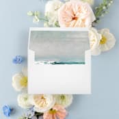 "Crashing Ocean Waves Liner | Set of 25 Square Envelope Liners" - Envelope Liners in multicolorassorted-colors by Nikki Turner