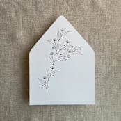"Jessica minimalist merlot envelope liner for A7 euro flap envelope | pack of 10" - Envelope Liners in purple by Ivory Invitations