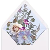 "Moody Blooms Envelope Liners | Set of 25 | For A7 envelopes" - Envelope Liners in multicolorassorted-colors by Papel Custom Design