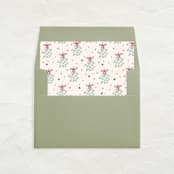 "A7 Envelope Liners Square Flap // Mistletoe (Set of 25)" - Envelope Liners in multicolorassorted-colors by Clover and Lamb