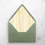 "A7 Envelope Liners Holiday Gold Stripes (set of 10)" - Envelope Liners in gold by Design by Laney