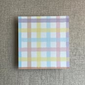 "Marshmallow checkers envelope liner for A7 square flap envelope | pack of 10" - Envelope Liners in multicolorassorted-colors by Ivory Invitations