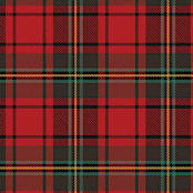 "A7 Envelope Liners Square Flap // Holiday Plaid 1 (Set of 25)" - Envelope Liners in red by Clover and Lamb