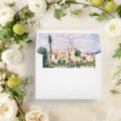 "Watercolor Fine art Palace| Set of 25 Envelope Liners" - Envelope Liners in multicolor by Nikki Turner