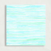 "Ombre Waves of Blue Liner | Set of 25 Square Envelope Liners" - Envelope Liners in blue by Nikki Turner