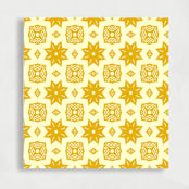 "Vintage Gold and Yellow Liner | Set of 25 Square Envelope Liners" - Envelope Liners in multicolor by Nikki Turner