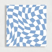 "Blue & White Checkered Liner | Set of 25 Square Envelope Liners" - Envelope Liners in multicolor by Nikki Turner