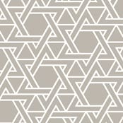 "A7 Envelope Liners Square Flap // Star of David (Set of 25)" - Envelope Liners in beige by Clover and Lamb