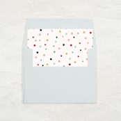 "A7 Envelope Liners Square Flap // Holiday Polka Dots (Set of 25)" - Envelope Liners in multicolor by Clover and Lamb