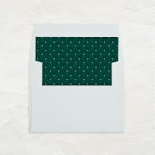 "A7 Envelope Liners Square Flap // Holiday Tuft (Set of 25)" - Envelope Liners in green by Clover and Lamb