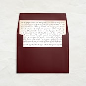 "A7 Envelope Liners Square Flap // 'Twas the Night (Set of 25)" - Envelope Liners in beige by Clover and Lamb