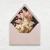 "A7 Fine Art Envelope Liners // Feminine Florals (Set of 25)" - Envelope Liners in pink by Clover and Lamb