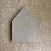 "Stone baby ribbon bows envelope liner for A7 euro flap envelope | pack of 10" - Envelope Liners in gray by Ivory Invitations