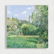 "Countryside Landscape Liner | Set of 25 Square Envelope Liners" - Envelope Liners in multicolorassorted-colors by Nikki Turner