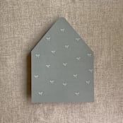 "Sage baby ribbon bows envelope liner for A7 euro flap envelope | pack of 10" - Envelope Liners in green by Ivory Invitations