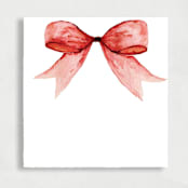 "Present Bow | Set of 25 Envelope Liners" - Envelope Liners in red by Nikki Turner