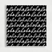 "Ho ho ho: Modern Christmas Envelope Liners | Set of 25" - Envelope Liners in black by Nikki Turner