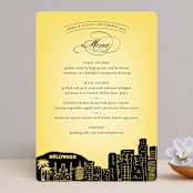 "Big City - Los Angeles" - Menus in Lemondrop by Hooray Creative - Front