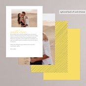 "Big City - Los Angeles" - Menus in Lemondrop by Hooray Creative - Back of Card Options