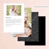 "Big City - Philadelphia" - Menus in Light Taupe by Hooray Creative - Back of Card Options