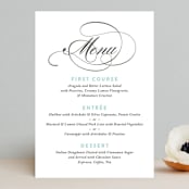 "Cordial Flourish" - Menus in Arctic by Olivia Raufman - Front