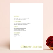 "float + celebrate" - Menus in Celery by Float Paperie - Front