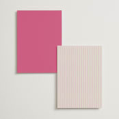 "Whimsical Hand Illustrated Crest" - Menus in Peony by Jackie Crawford - Back of Card Options