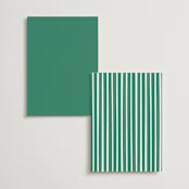 "Palm Tree Crest" - Menus in Palm by Erika Firm - Back of Card Options