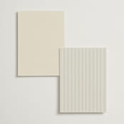 "Luxe" - Menus in Ocean by Baumbirdy - Back of Card Options