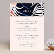 "Acapulco" - Menus in Indigo by Angela Marzuki - Front