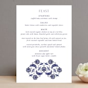 "Topkapi" - Menus in Cobalt by Nazia Hyder - Front