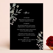 "Enchanted fields" - Menus in Noir by Jennifer Wick - Front