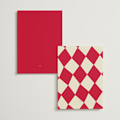 "Pair of Hearts from Disney's Alice In Wonderland" - Menus in Ruby by Baumbirdy - Back of Card Options
