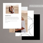 "Union Stack" - Menus in Diamond by Jessica Corliss - Back of Card Options