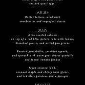 "Black-Tie" - Menus in Noir by Benita Crandall - Detail