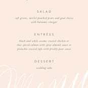"Classic Lux" - Menus in Blush by Stacey Day - Detail