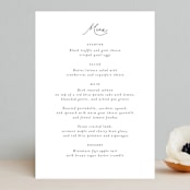 "Dashing" - Menus in Pearl by Benita Crandall - Front