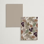 "Autumnal" - Menus in Natural by Alethea and Ruth - Back of Card Options