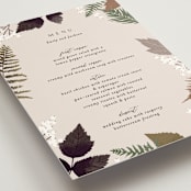 "Autumnal" - Menus in Natural by Alethea and Ruth - Detail