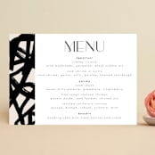 "West Side" - Menus in Slate by Hudson meet Rose - Front