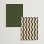 "Martini" - Menus in Olive by Pixel and Hank - Back of Card Options