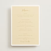 "Ink scribble" - Menus in Honey by Adelyn T. - Front