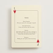 "Red Hearts" - Menus in Champagne by Helena Vitto - Front