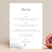 "Forever" - Menus in Ink by Blustery August - Front