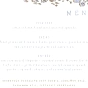 "Rocky Seaside Frame" - Menus in Ocean by Shiny Penny Studio - Detail