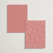 "Phool Bahar" - Menus in Patta by Creo Study - Back of Card Options