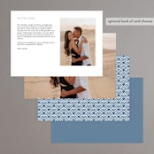 "AKARI" - Menus in Wave by Melanie Kosuge - Back of Card Options