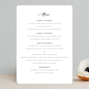 "Waltz" - Menus in Tuxedo by Lori Wemple - Front