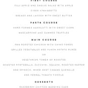 "Waltz" - Menus in Tuxedo by Lori Wemple - Detail